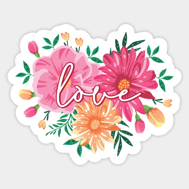 love flower heart Sticker by Amrshop87